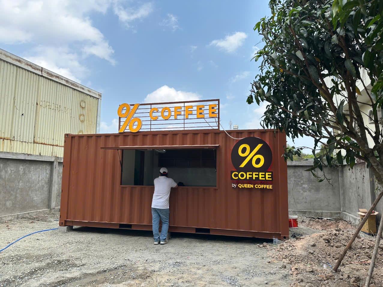 Container Cafe 20 Feet - Cao Lê Phát