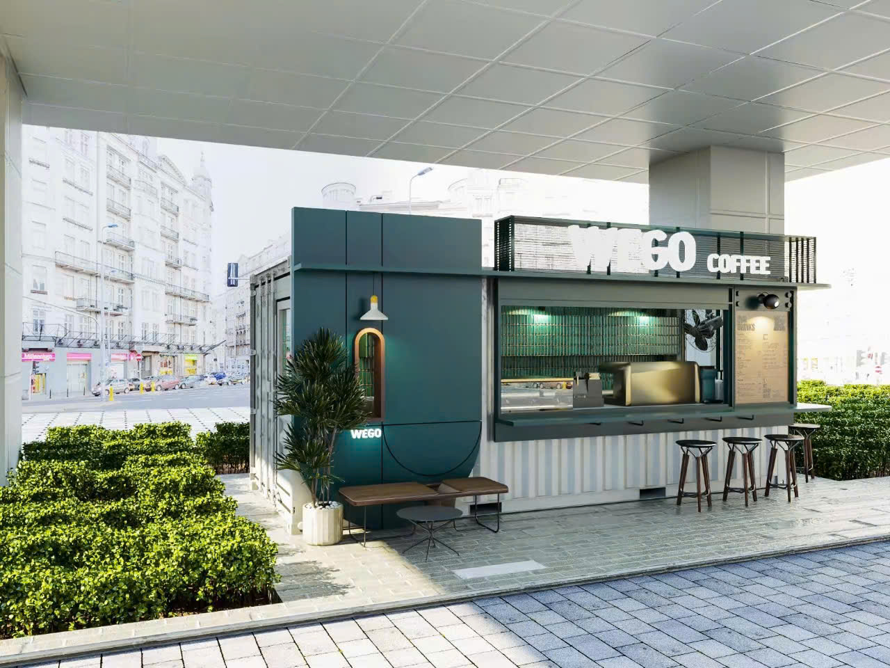 Container Cafe 20 Feet - Cao Lê Phát