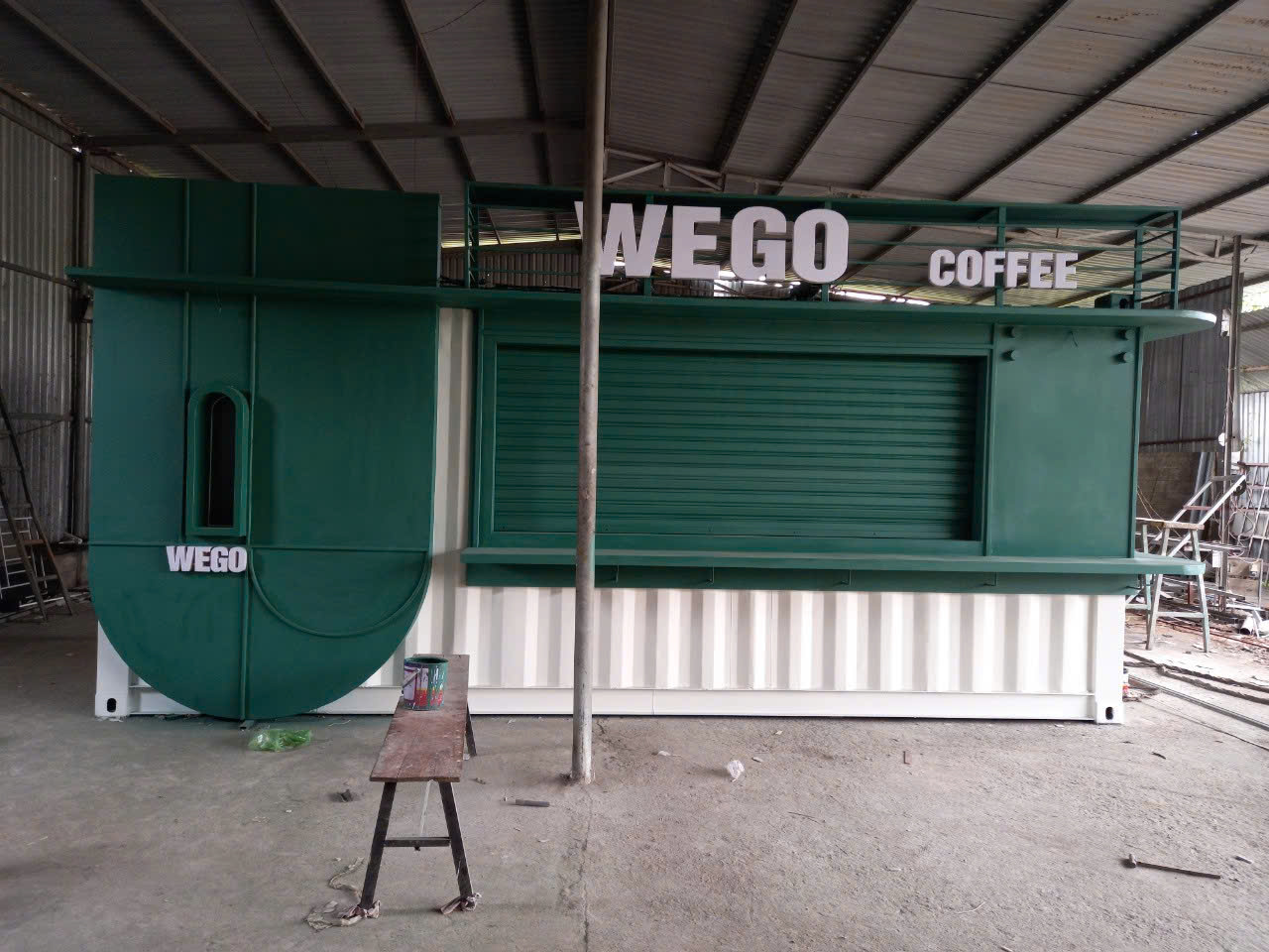 Container Cafe 20 Feet - Cao Lê Phát