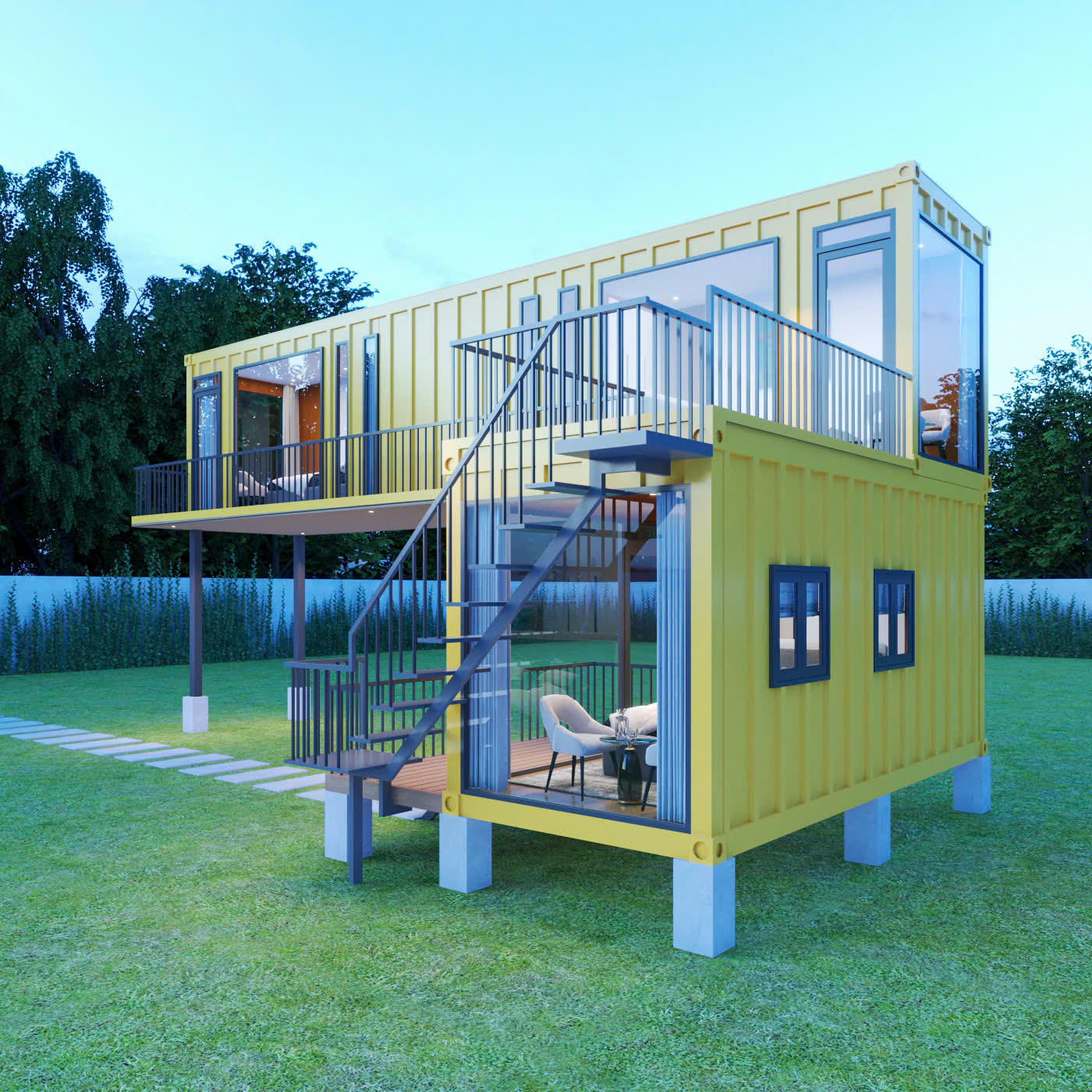 Homestay Container 20 Feet - Cao Lê Phát