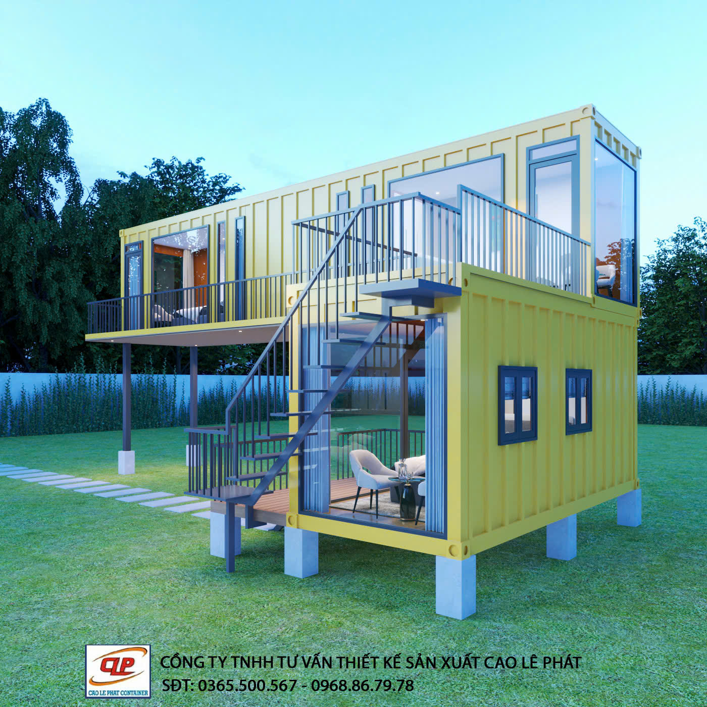 Homestay Container 20 Feet - Cao Lê Phát
