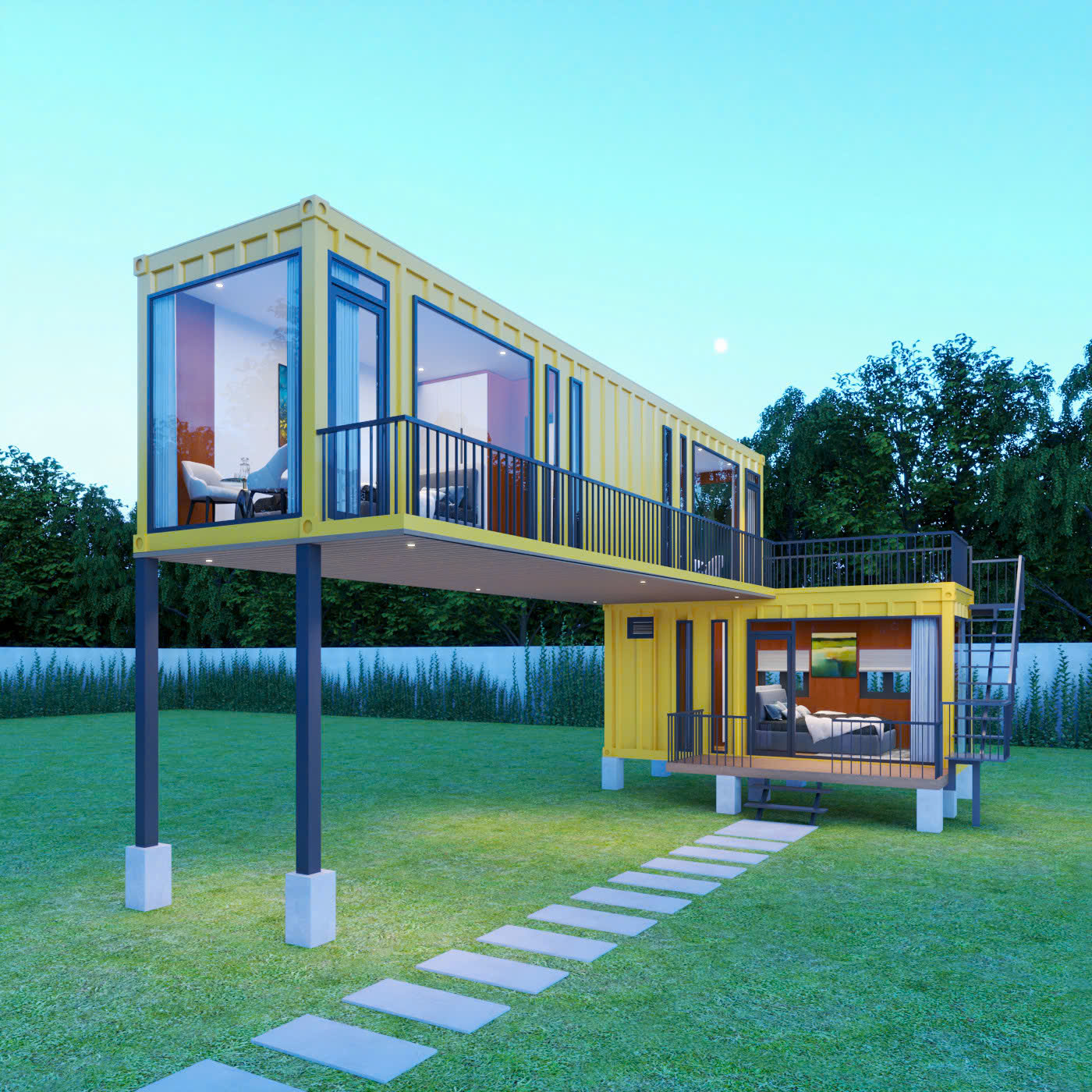 Homestay Container 20 Feet - Cao Lê Phát