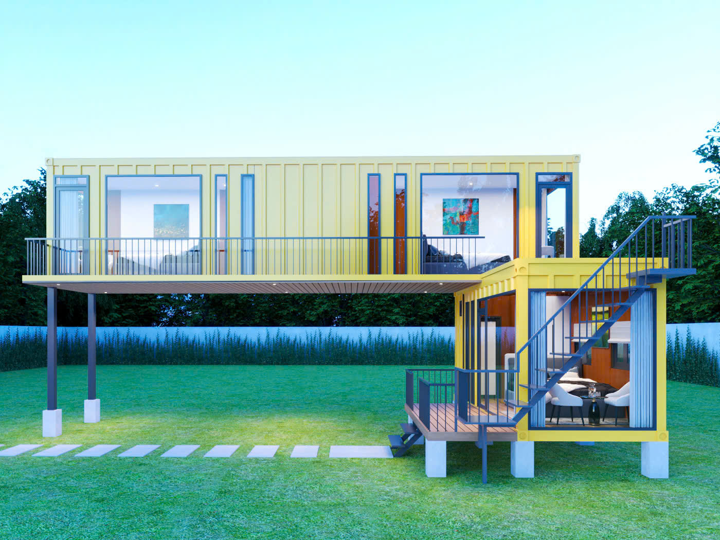 Homestay Container 20 Feet - Cao Lê Phát